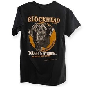 Gildan Mens Original Blockhead T-shirt Size‎ S